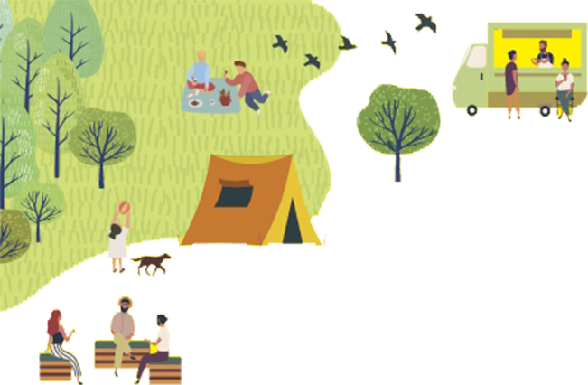 PLAY PARK FUKUSHIMAのイメージイラスト